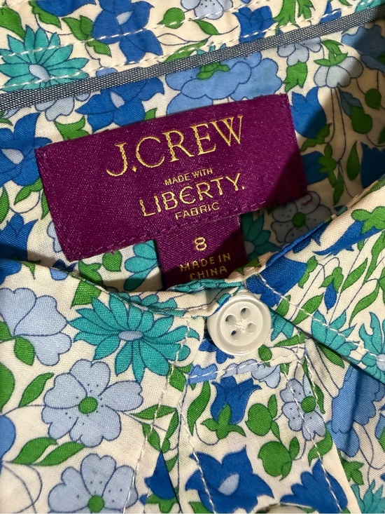 J. Crew Tops - NWOT J. Crew Liberty Long Sleeve  Floral Button Down Top Size 8